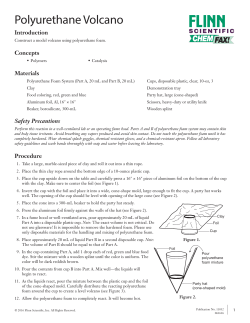 Polyurethane Volcano