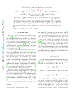 Broadband composite polarization rotator