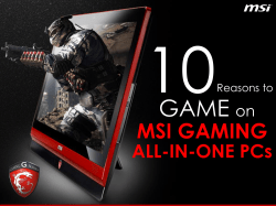 Reasons to GAME on MSI GAMING