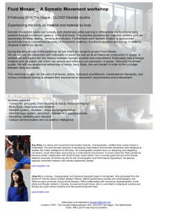 Fluid Mosaic _ A Somatic Movement workshop