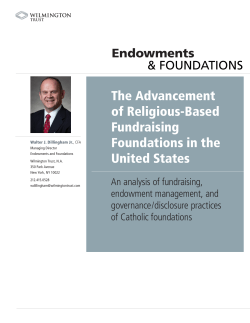 The Advancement of Religious-Based Fundraising