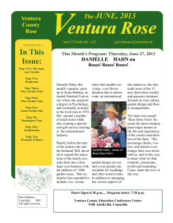 In This Issue: The JUNE, 2013