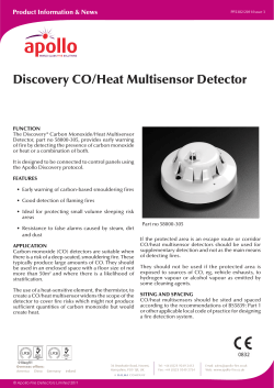 Discovery CO/Heat Multisensor Detector