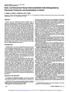 Endo-and EctocervicalHumanUterine