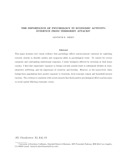 THE IMPORTANCE OF PSYCHOLOGY IN ECONOMIC ACTIVITY