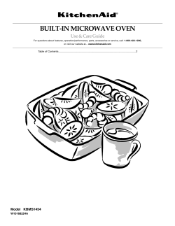 built-in microwave oven
