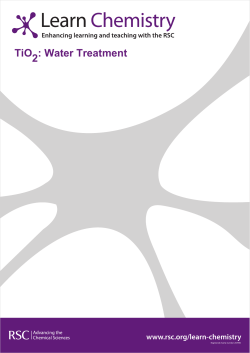 TiO2: Water Treatment