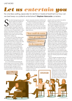 Let us entertain you