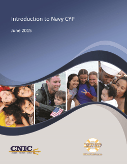 Introduction to Navy CYP