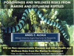 poisonings and wellness risks from marine and