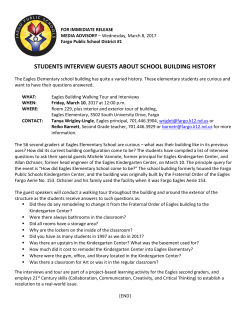 students interview guests about school building history