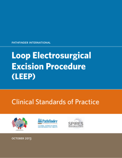 Loop Electrosurgical Excision Procedure