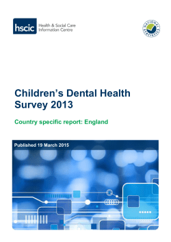 CDHS 2013 England Report []