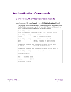 Aruba Wireless 5000 Series Administrator`s Guide CLI Reference