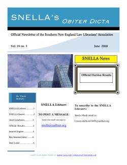 Obiter Dicta, June 2008 - American Association of Law Libraries