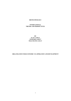 biotechnology international trends