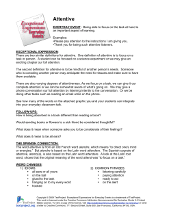 Attentive - TextProject