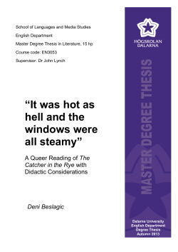 It was hot as hell and the windows were all steamy