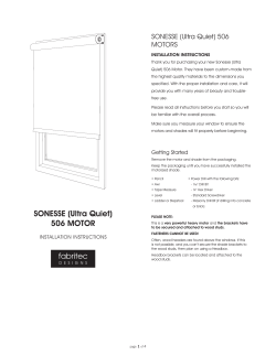 SONESSE (Ultra Quiet) 506 MOTOR