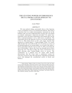 The Staying Power of Erroneous Dicta: From Curtiss