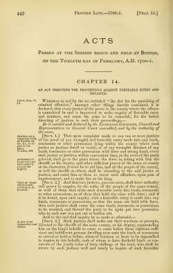 Acts and resolves passed by the General Court