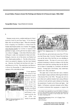 Art and Politics: Picasso`s Korean War Paintings and Abstract Art of