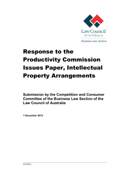 Submission 64b - Law Council of Australia