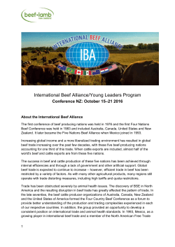 FIVE NATIONS BEEF ALLIANCE