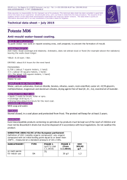 Scheda Tecnica - Solas Vernici Naturali