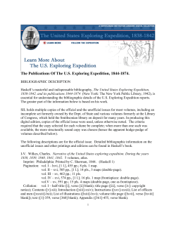 The Publications of The U.S. Exploring