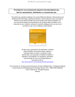 Author`s personal copy - Bernhard Hommel`s Website