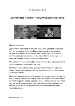 Different types of poverty &ndash; The Cunninghams and The Ewells