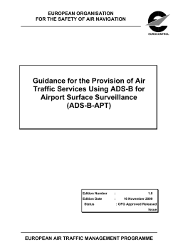 ADS-B-APT - Eurocontrol