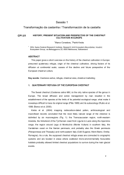 History of the Spanish Chestnut in Europe