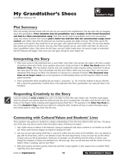 My Grandfather`s Shoes