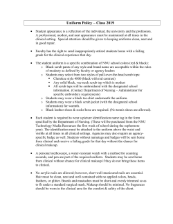 Uniform/Dress Code