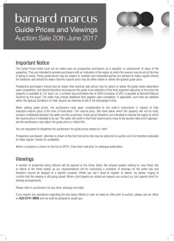 Guide Prices and Viewings