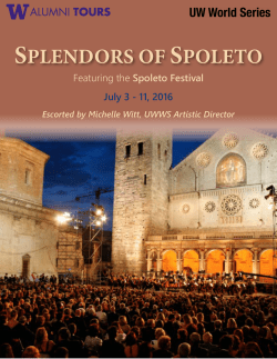 SplendorS of Spoleto