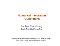 Numerical Integration