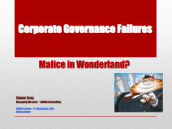 Corporate Governance