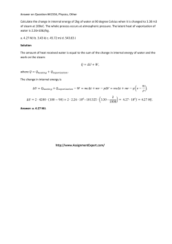 Answer on Question #41556, Physics, Other Calculate the change in
