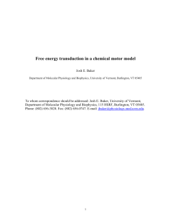 On the relationship between chemical energy and work