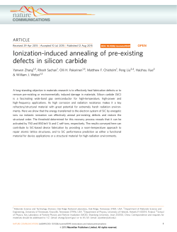 Ionization-induced annealing of pre-existing defects in