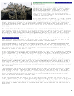 2nd ARTICLE FOR OPERATION OVERLORD