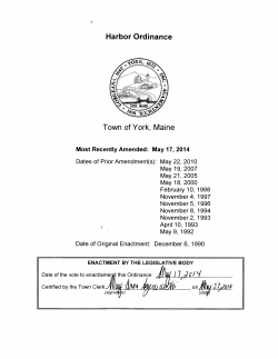 TOWN OF YORK - York, Maine