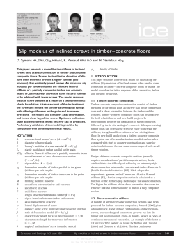 Slip modulus of inclined screws in timber&ndash;concrete floors