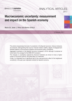 Macroeconomic uncertainty