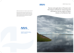 Review and application of Russian and Norwegian methods for