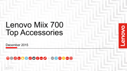 Lenovo Miix 700 Top Accessories