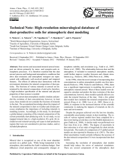 Technical Note: High-resolution mineralogical database of dust